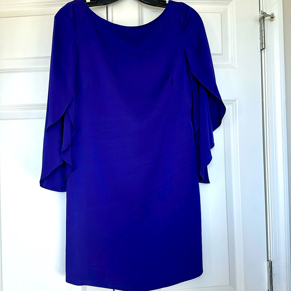 Purple mini dress